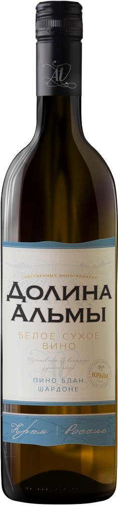 Alma Valley Долина Альмы. Пино Блан/Шардоне - белое сухое вино с защищенным географическим указанием Крым