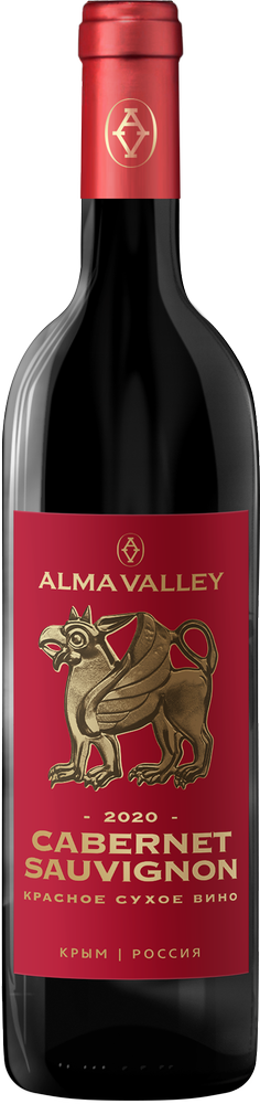 Alma Valley Каберне Совиньон - красное сухое вино с защищенным географическим указанием Крым