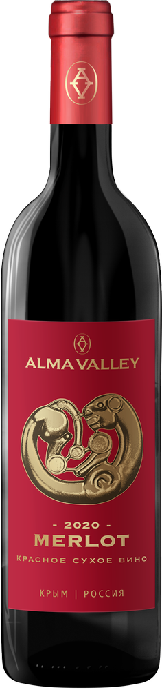 Alma Valley Мерло - красное сухое вино с защищенным географическим указанием Крым
