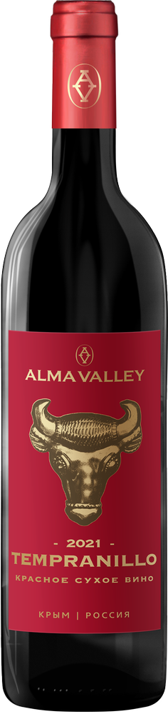 Alma Valley Темпранильо - красное сухое вино с защищенным географическим указанием Крым